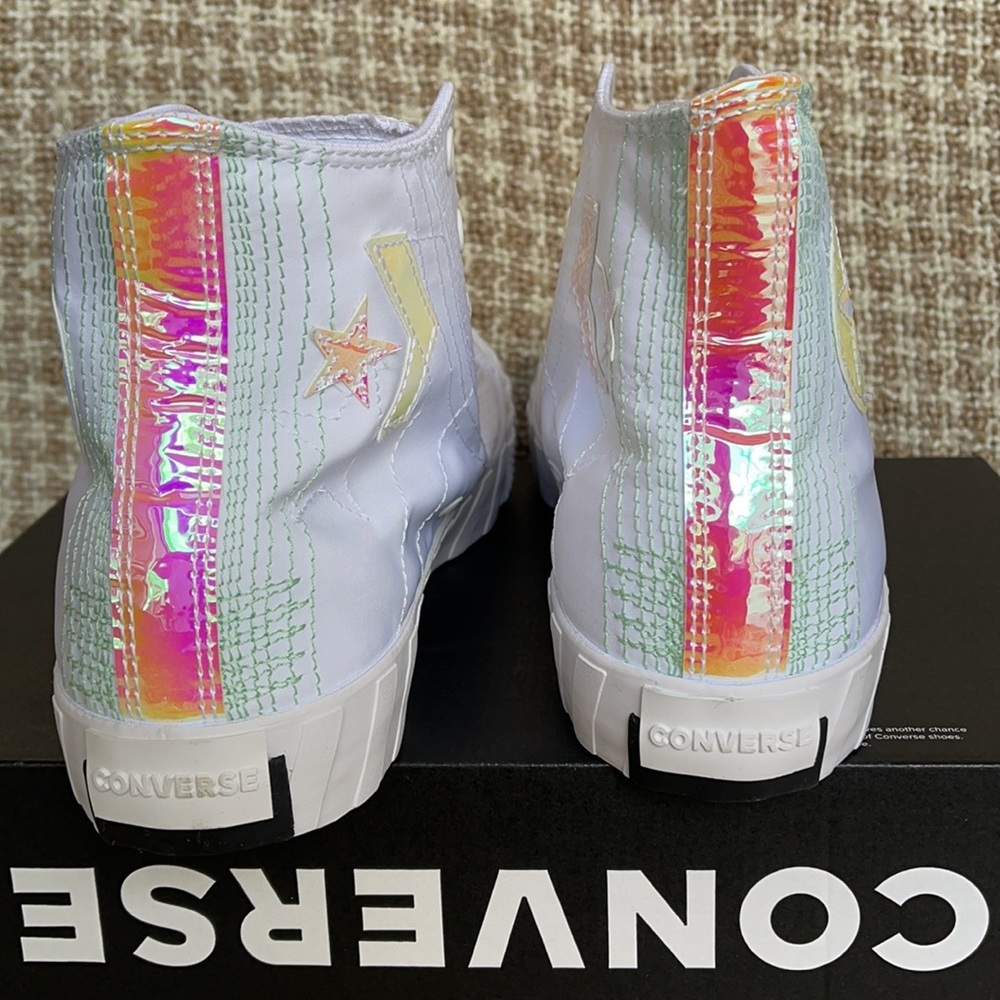 Converse Untitled Hi White/White/Iridescent MEN`S - Picture 13 of 16
